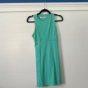 Susana Monaco Aqua stretchy Midi Dress